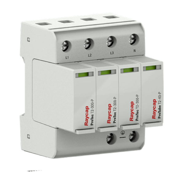 Raycap AC přepěťová ochrana montážní lišta typ II TN-S/ TT
